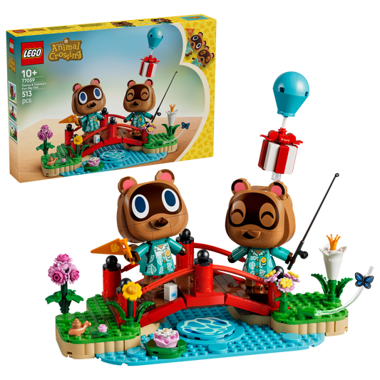 LEGO Animal Crossing Timmy & Tommy's Fun Day Out Building Set - 77059
