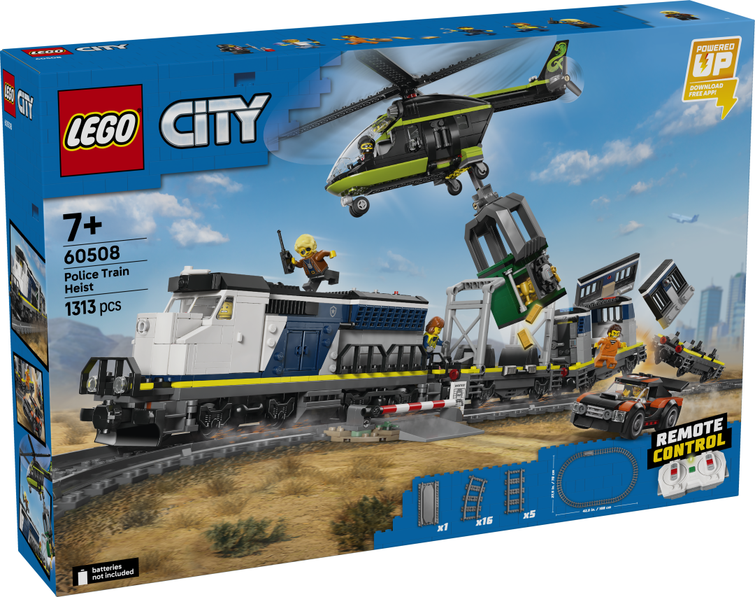 LEGO City Police Train Heist Building Set - 60508