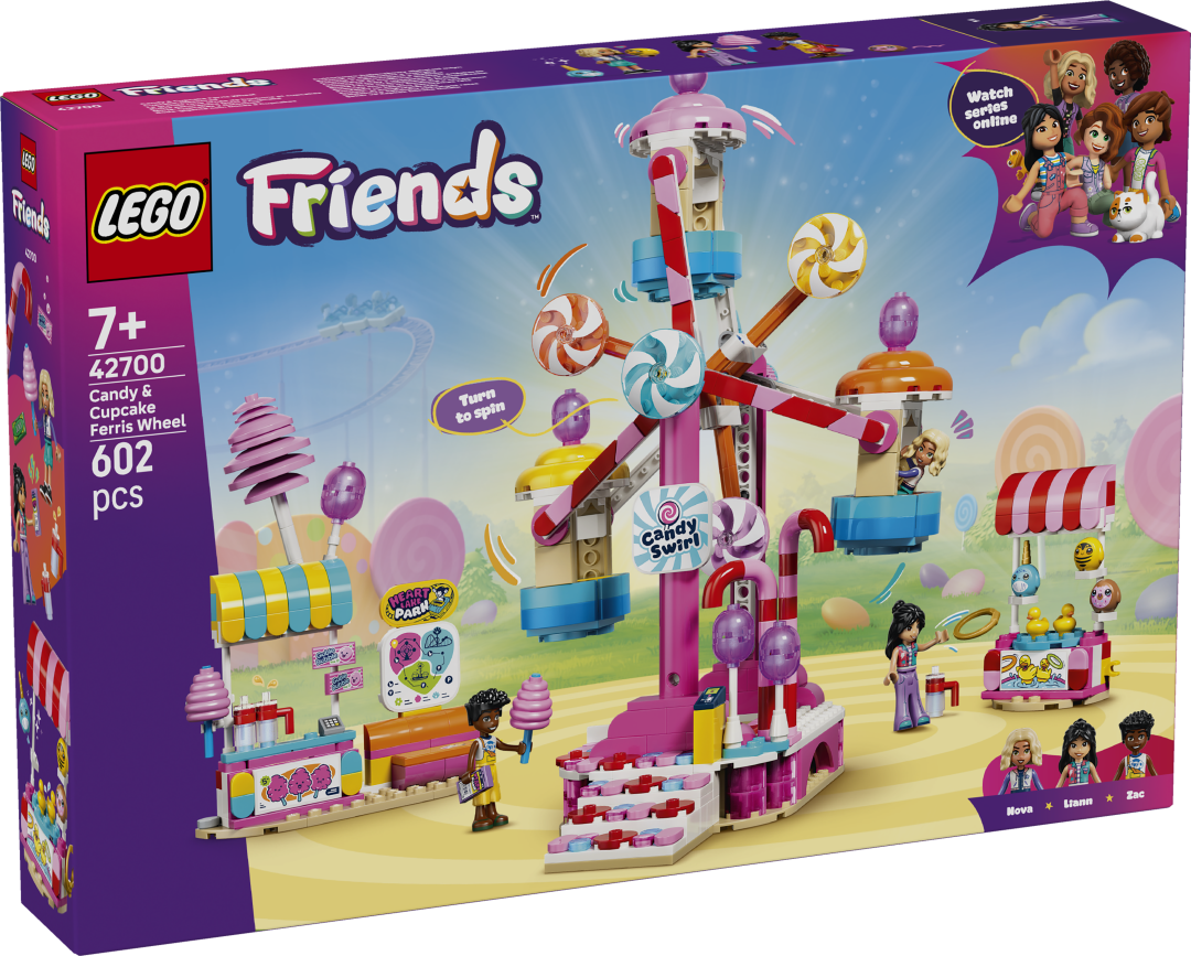 LEGO Friends Candy & Cupcake Ferris Wheel Building Set - 42700