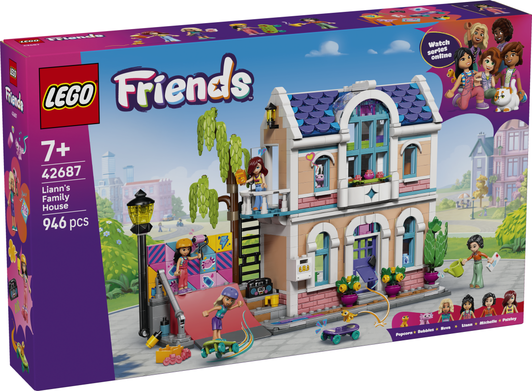 LEGO Friends Liann's Family House Building Set - 42687