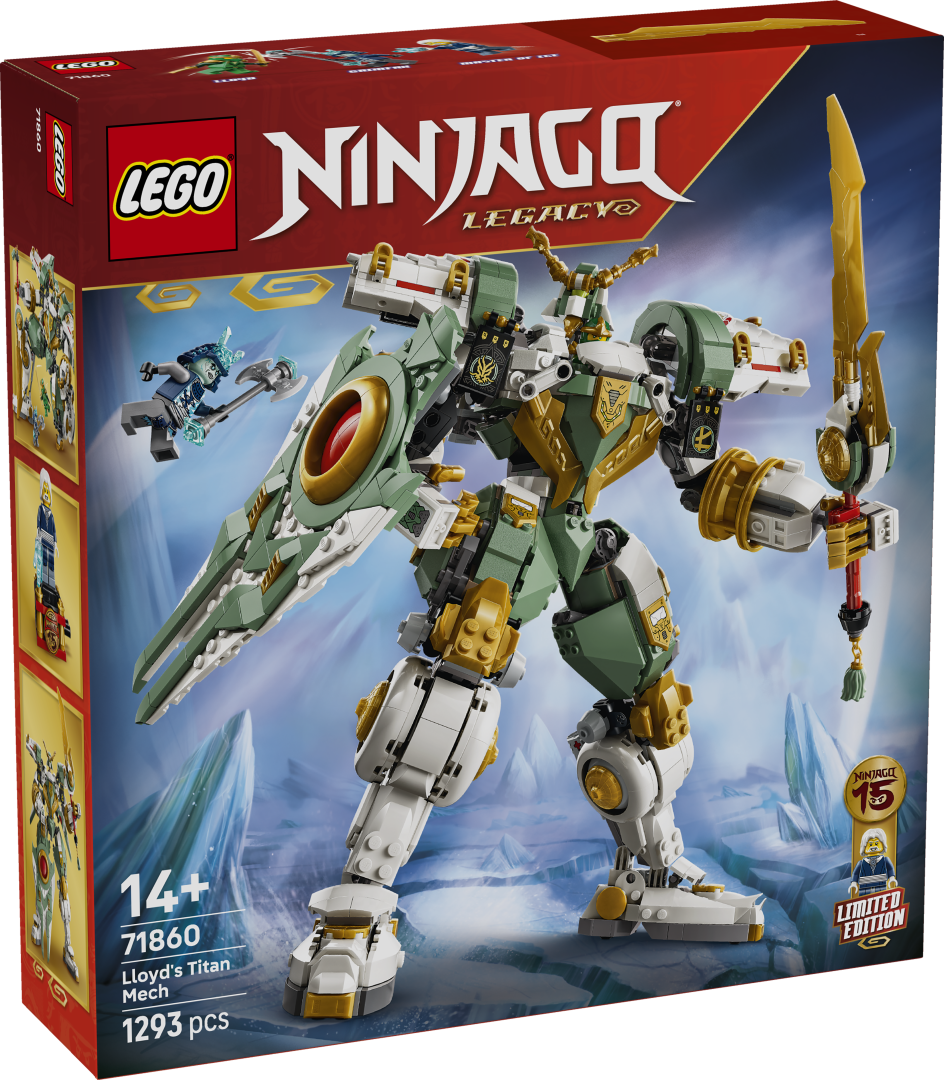 LEGO NINJAGO Lloyd's Titan Mech 15th Anniversary Building Set - 71860