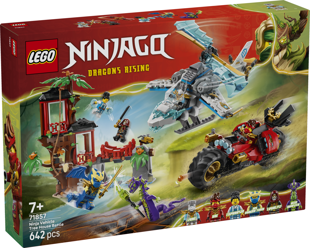 LEGO NINJAGO Ninja Vehicle Tree House Battle Building Set - 71857