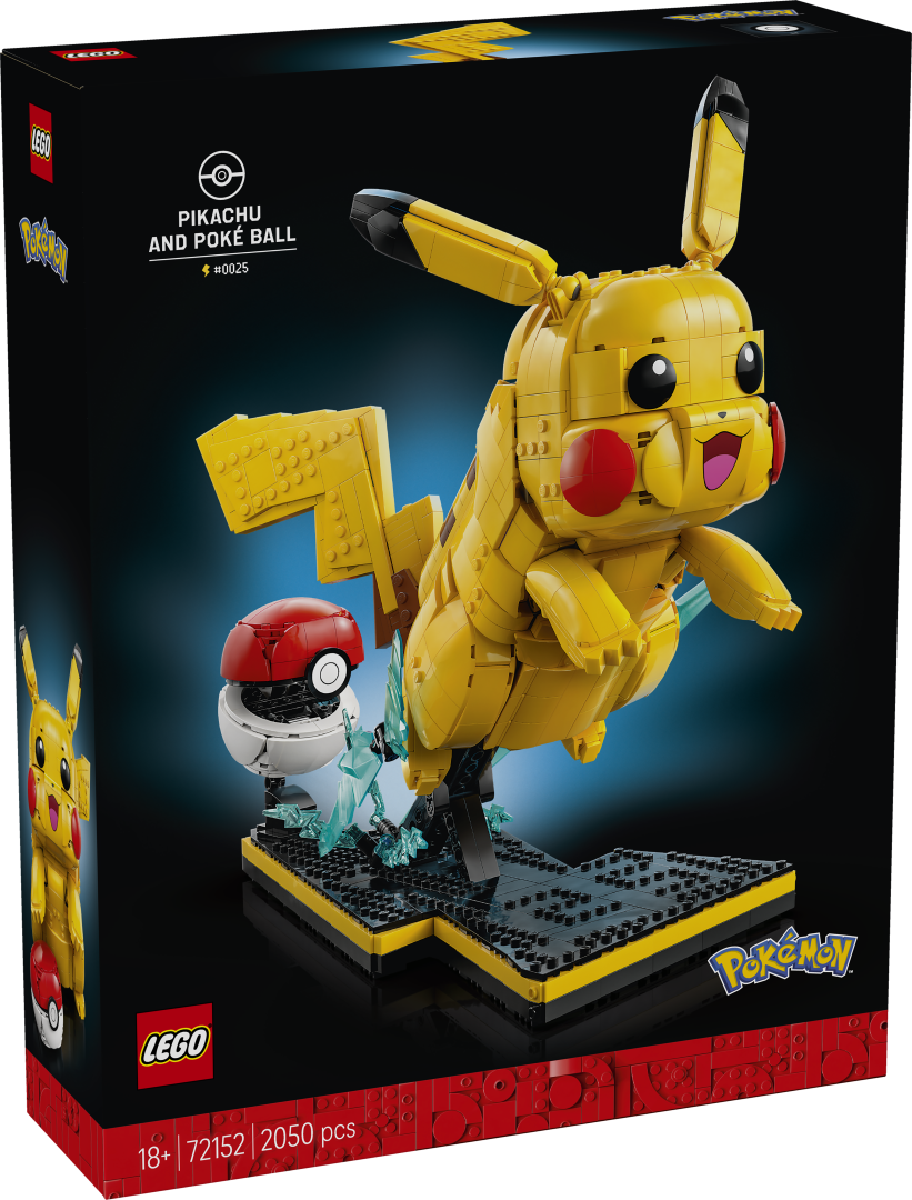 LEGO Pokémon Pikachu and Poké Ball Building Set - 72152