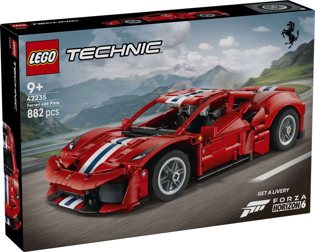 LEGO Technic Ferrari 488 PISTA Car Building Set - 42235