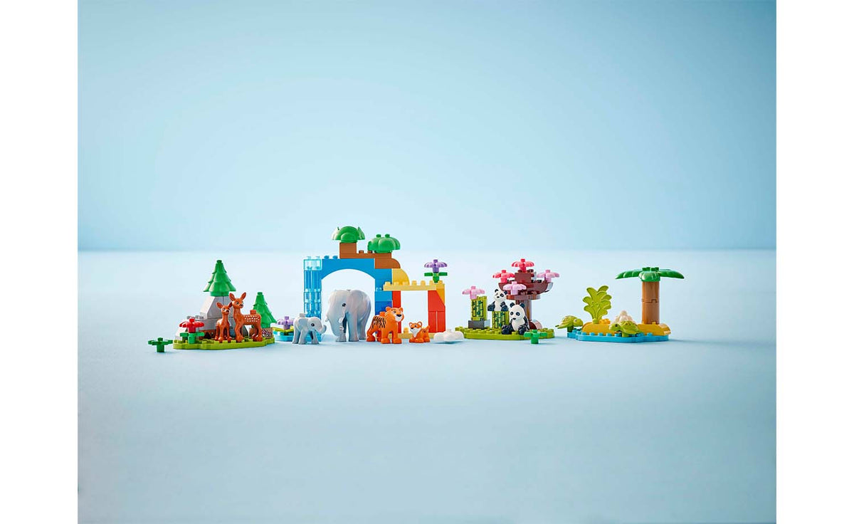 LEGO DUPLO 3-in-1 Wild Animal Families Building Set - 10446