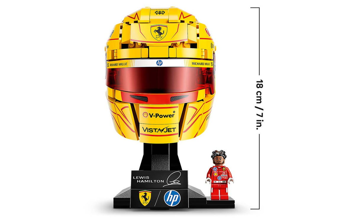 LEGO Editions Scuderia Ferrari HP Lewis Hamilton Helmet Building Set - 43022