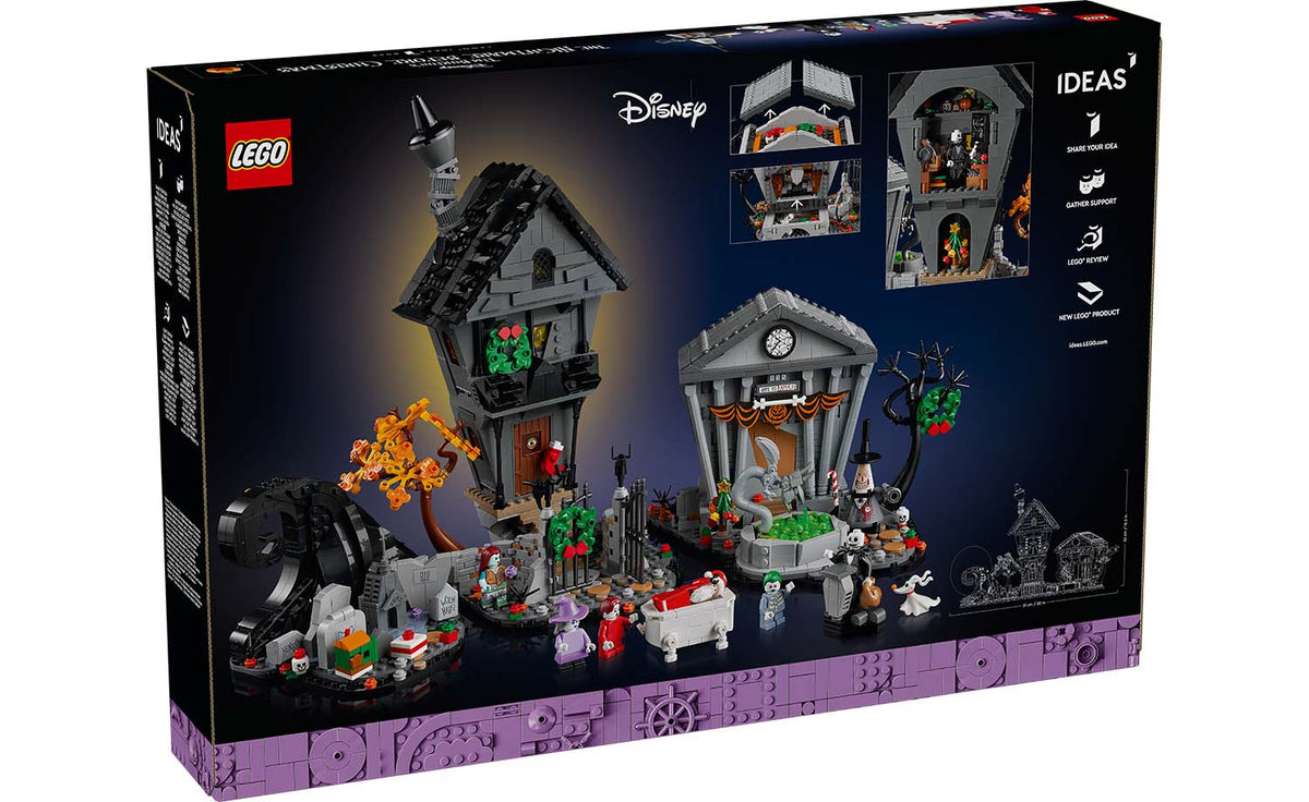 LEGO Ideas Disney Tim Burton's The Nightmare Before Christmas Building Set - 21351
