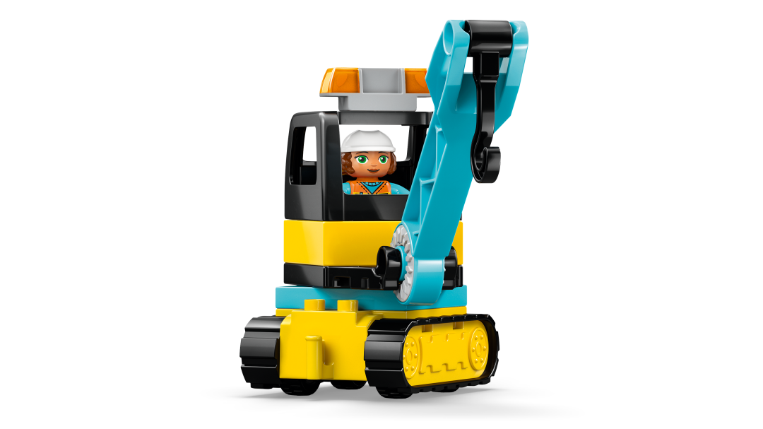 LEGO DUPLO 3-in-1 Construction Site and Vehicles Building Set - 10476