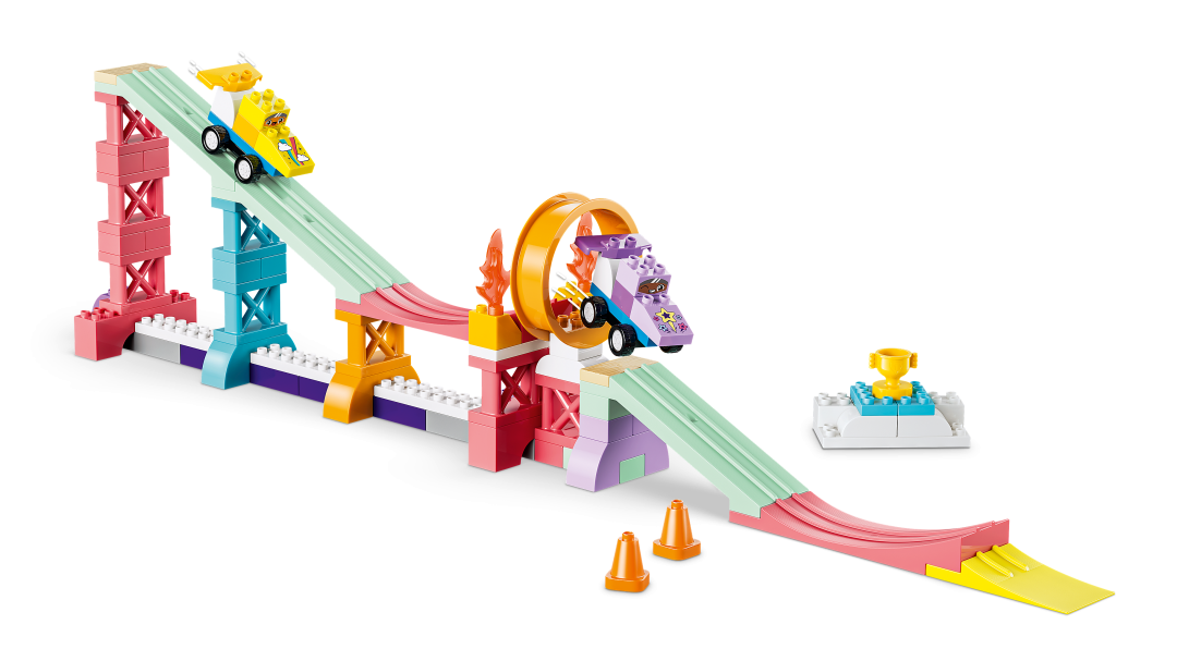 LEGO DUPLO 3-in-1 Creative Ramps with Vehicles Building Set - 10478
