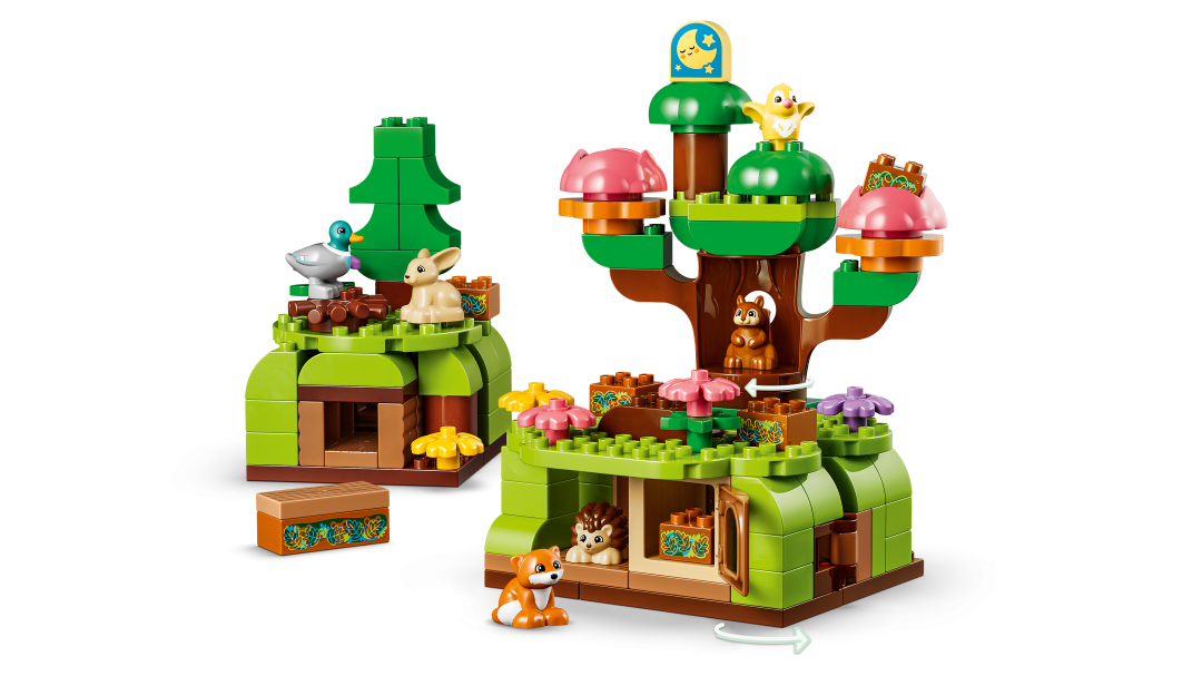 LEGO DUPLO Discovery Forest with Wild Animals Building Set - 10480