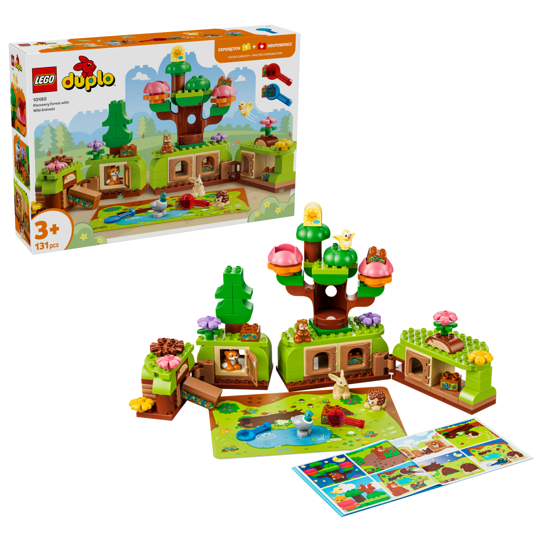LEGO DUPLO Discovery Forest with Wild Animals Building Set - 10480