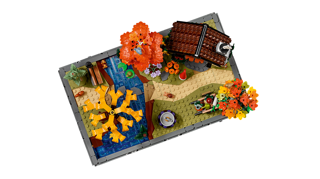 LEGO Icons Autumn Cottage Garden Building Set - 11372