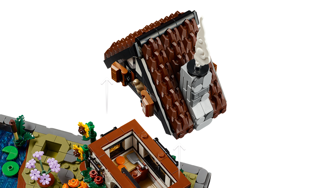 LEGO Icons Autumn Cottage Garden Building Set - 11372