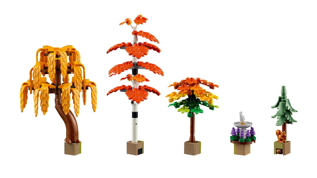 LEGO Icons Autumn Cottage Garden Building Set - 11372