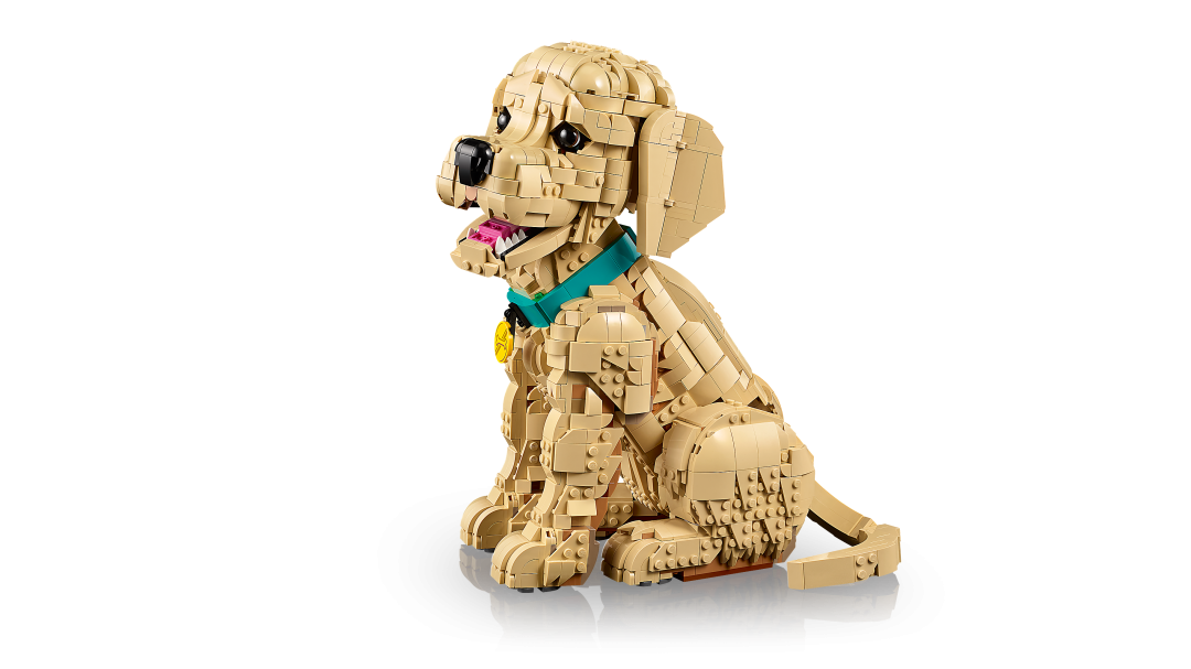 LEGO Icons Golden Retriever Puppy Building Set - 11384