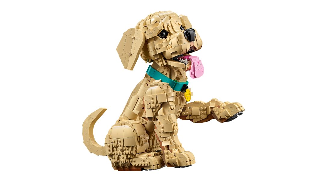 LEGO Icons Golden Retriever Puppy Building Set - 11384