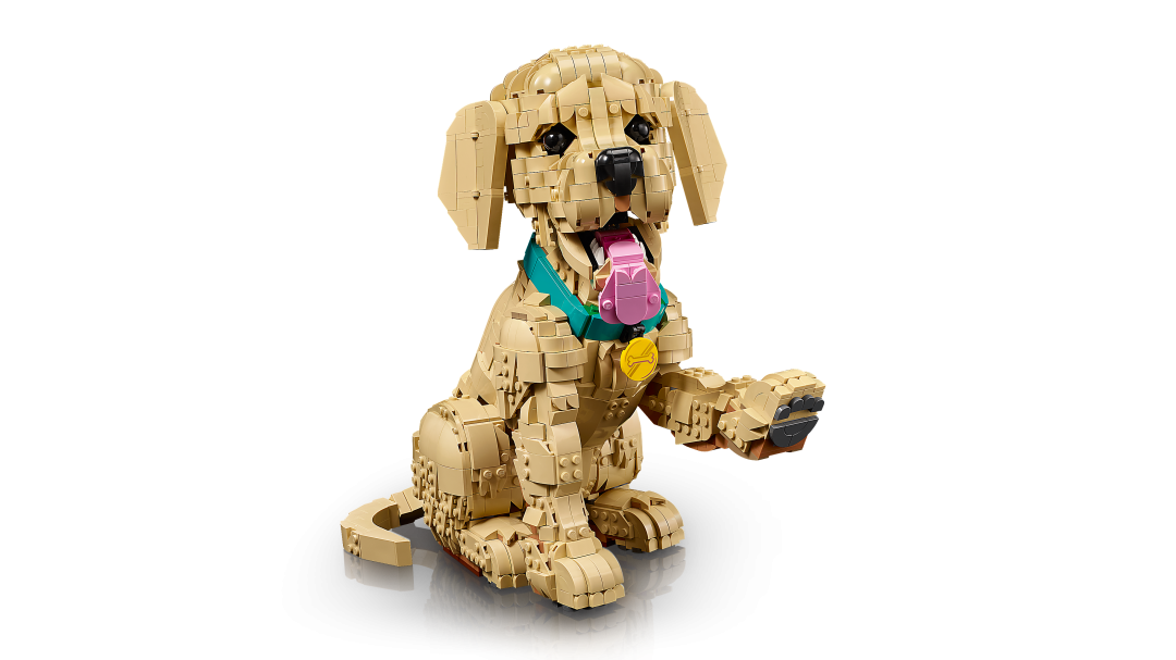 LEGO Icons Golden Retriever Puppy Building Set - 11384