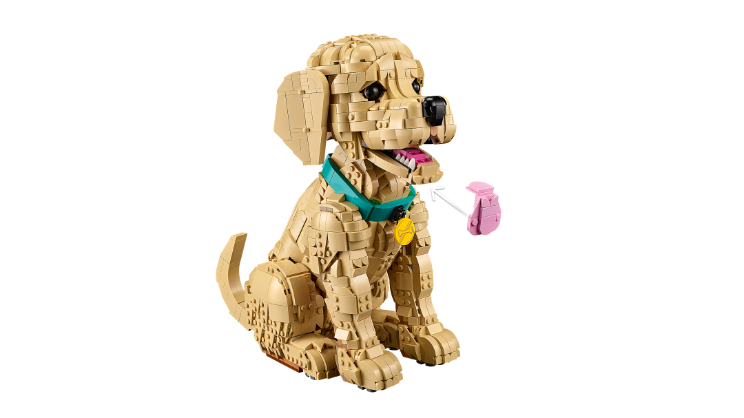 LEGO Icons Golden Retriever Puppy Building Set - 11384