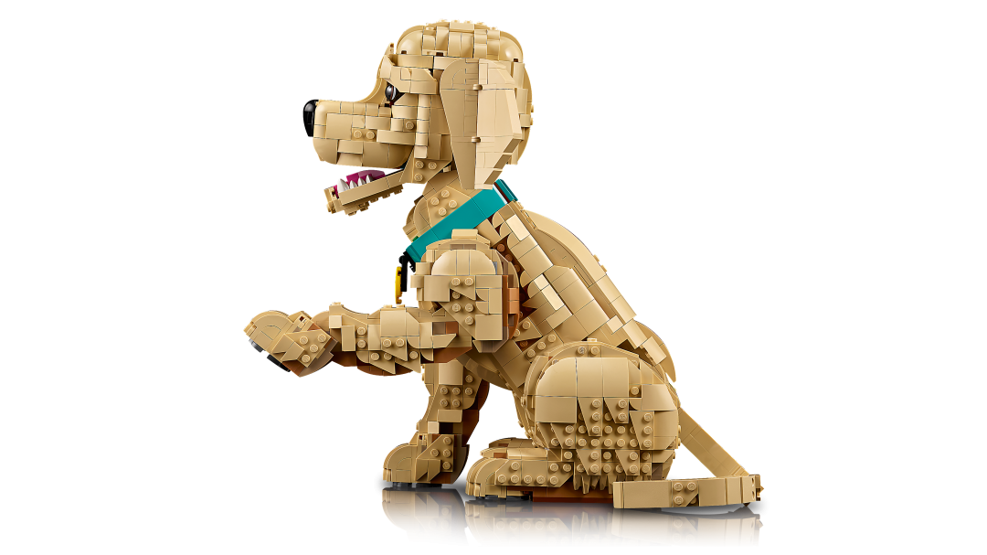 LEGO Icons Golden Retriever Puppy Building Set - 11384