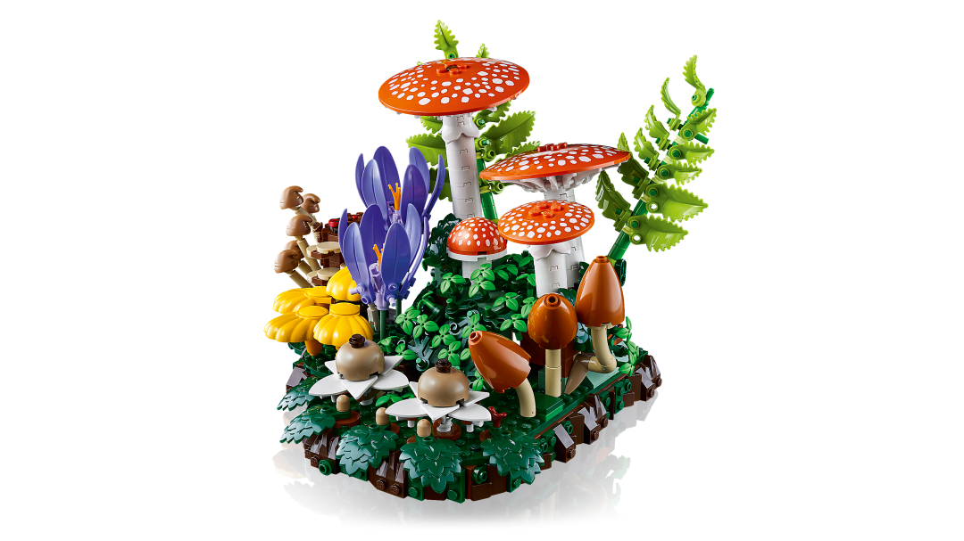 LEGO Botanicals Woodland Mushrooms Building Set - 11505