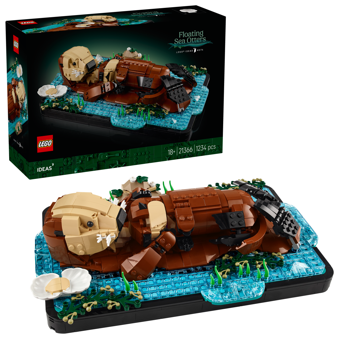 LEGO Ideas Floating Sea Otters Building Set - 21366
