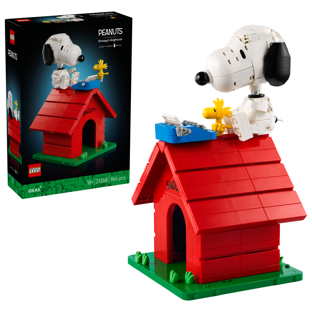 LEGO Ideas Peanuts: Snoopy's Doghouse Building Set - 21368