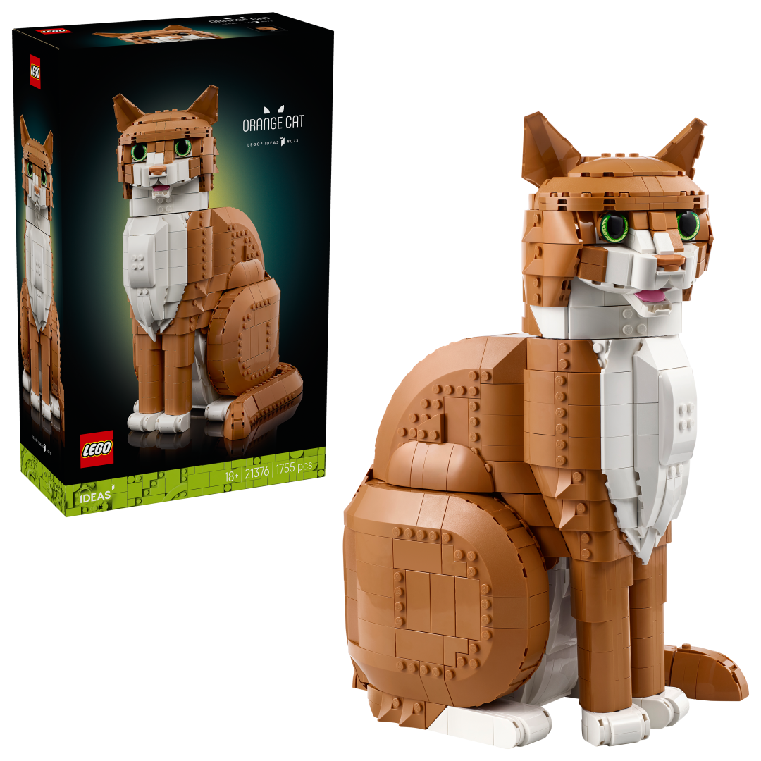 LEGO Ideas Orange Cat Building Set - 21376