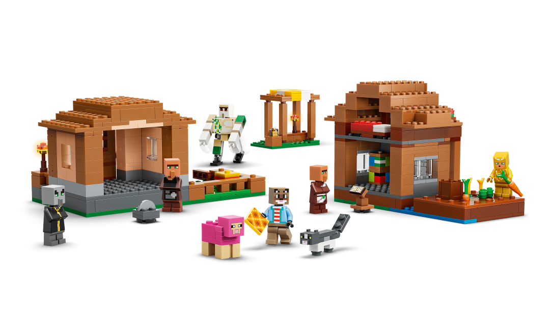LEGO Minecraft Evoker Village Attack Building Set - 21596
