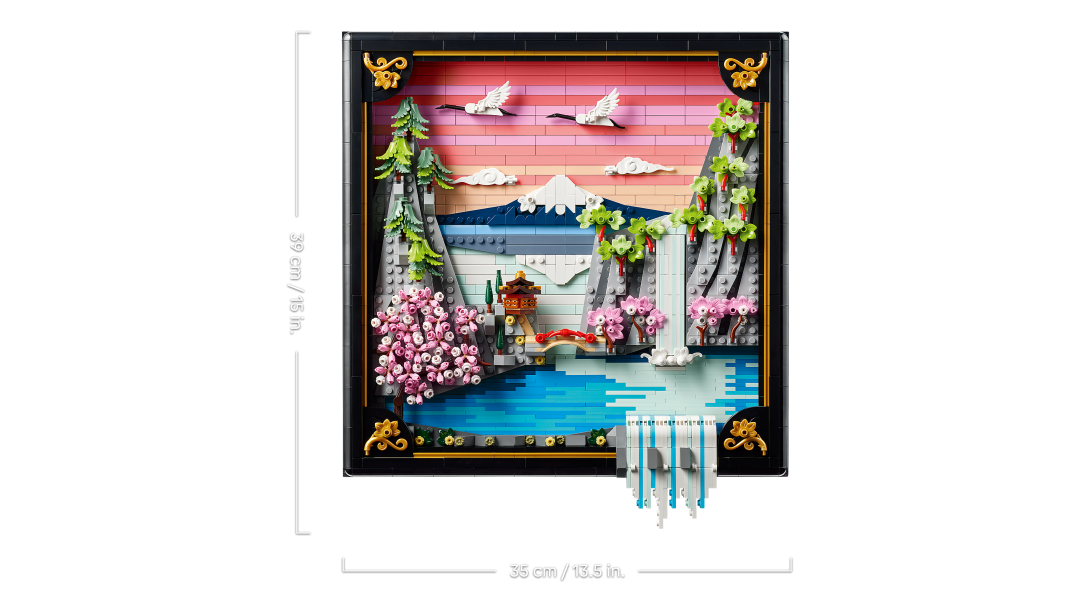 LEGO Art Japanese Cherry Blossom Landscape Building Set - 31218