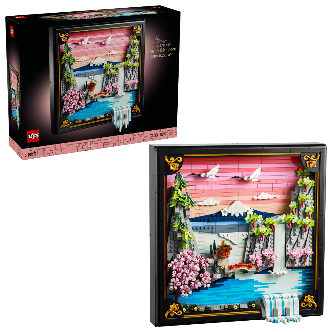 LEGO Art Japanese Cherry Blossom Landscape Building Set - 31218