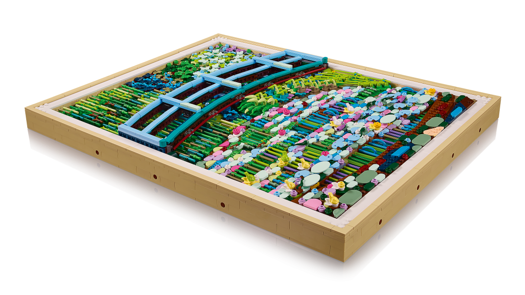 LEGO Art Claude Monet – Bridge over a Pond of Water Lilies Building Set - 31220