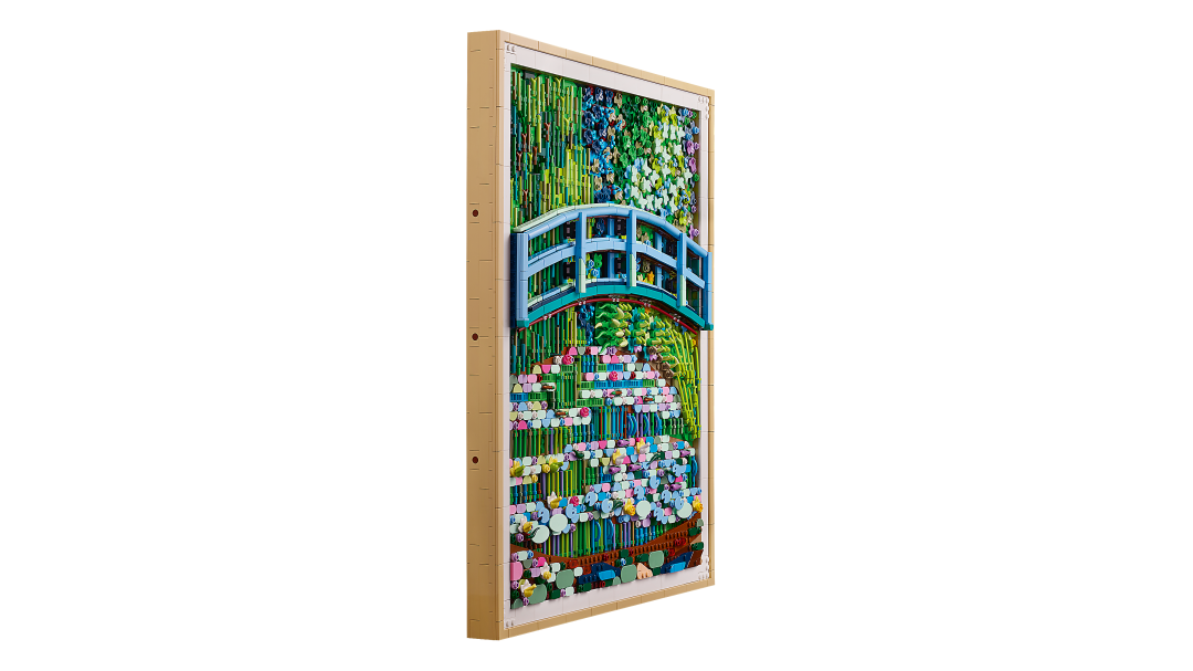 LEGO Art Claude Monet – Bridge over a Pond of Water Lilies Building Set - 31220