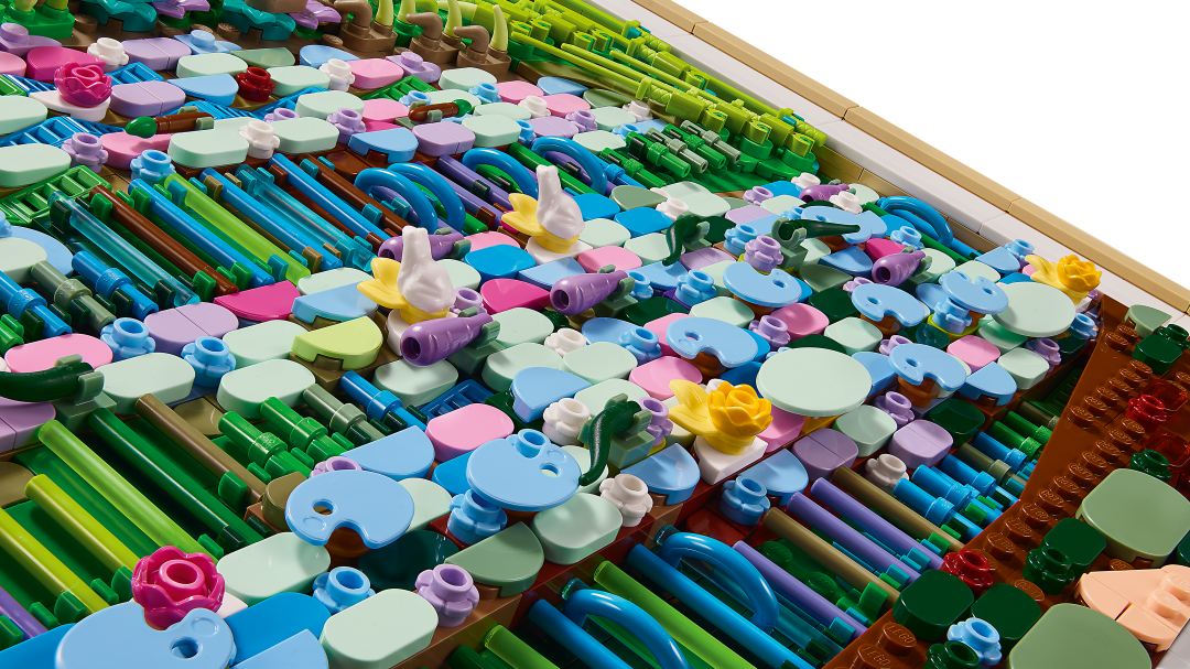 LEGO Art Claude Monet – Bridge over a Pond of Water Lilies Building Set - 31220