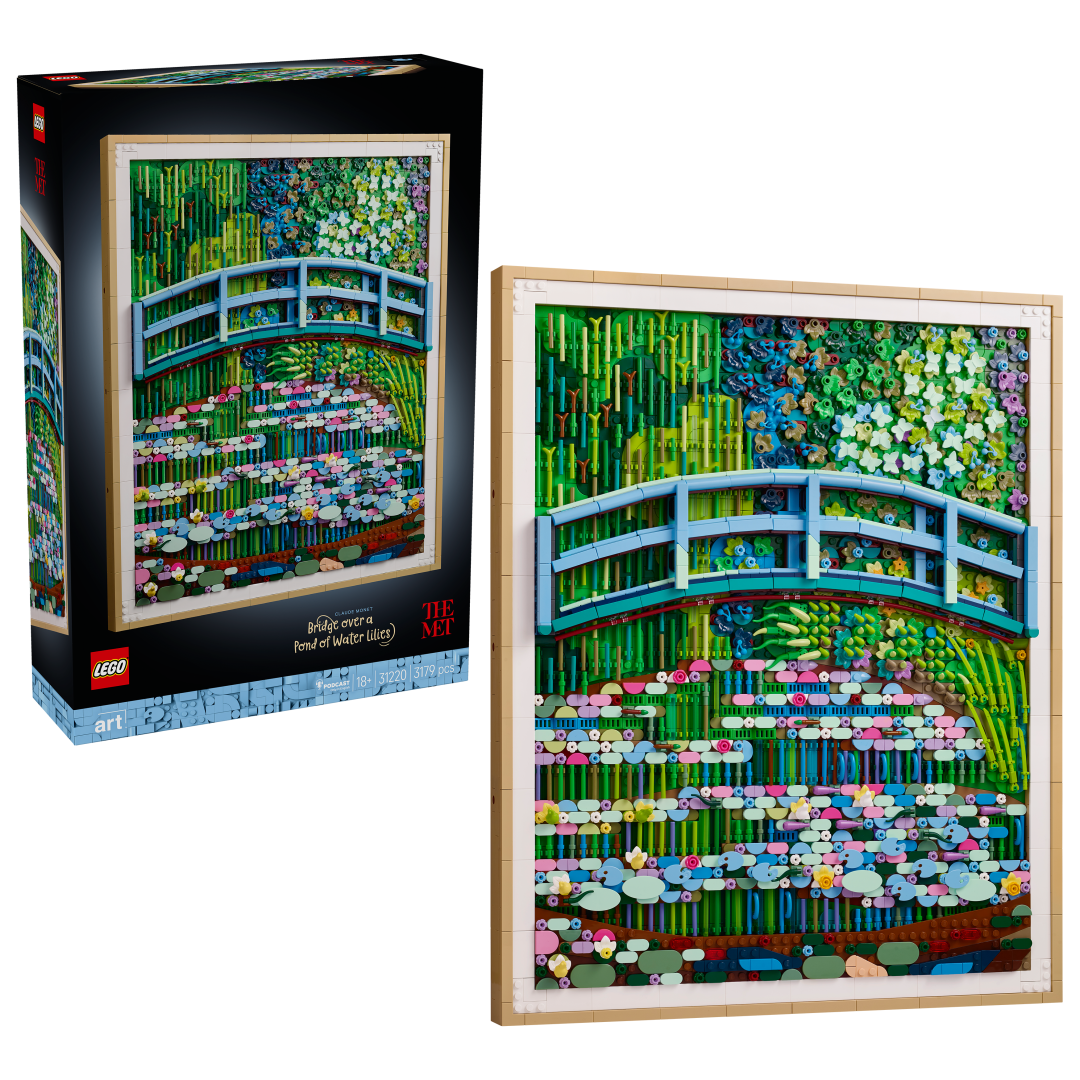 LEGO Art Claude Monet – Bridge over a Pond of Water Lilies Building Set - 31220