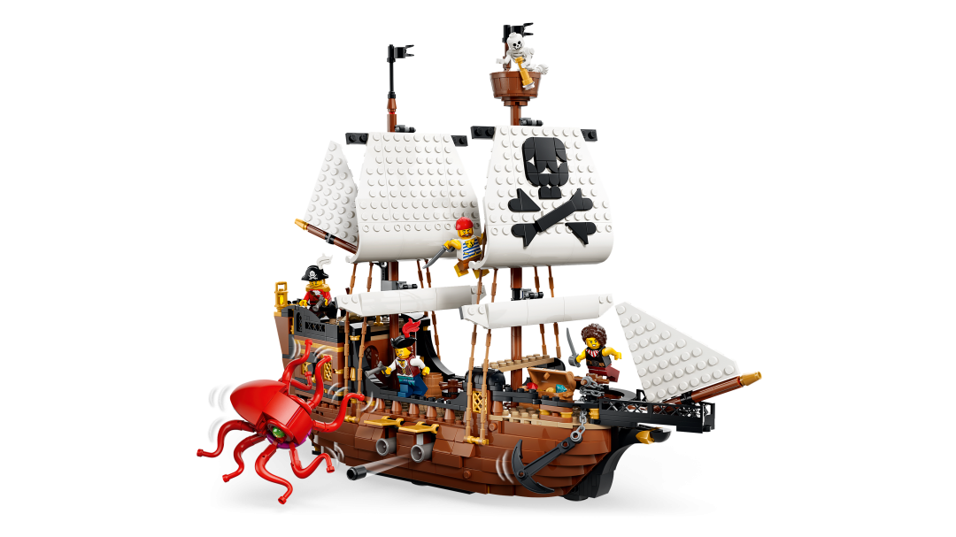 LEGO Creator 3-in-1 Iconic Pirate Ship Building Set - 31387