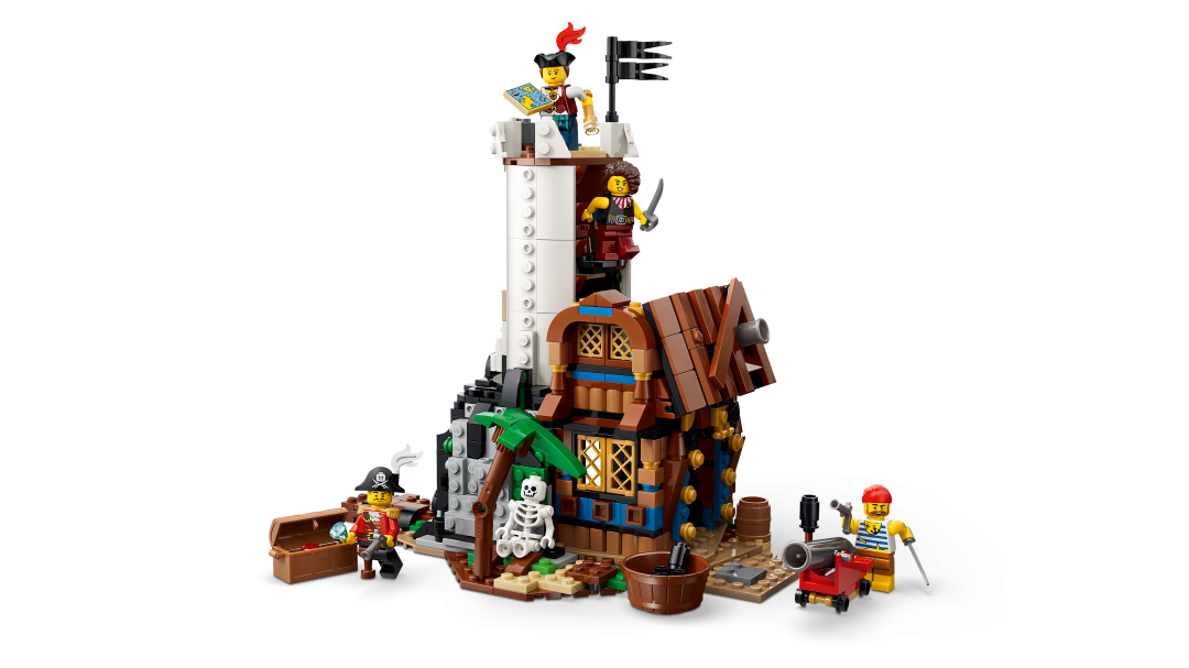LEGO Creator 3-in-1 Iconic Pirate Ship Building Set - 31387
