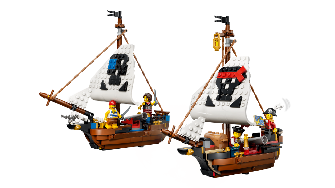 LEGO Creator 3-in-1 Iconic Pirate Ship Building Set - 31387