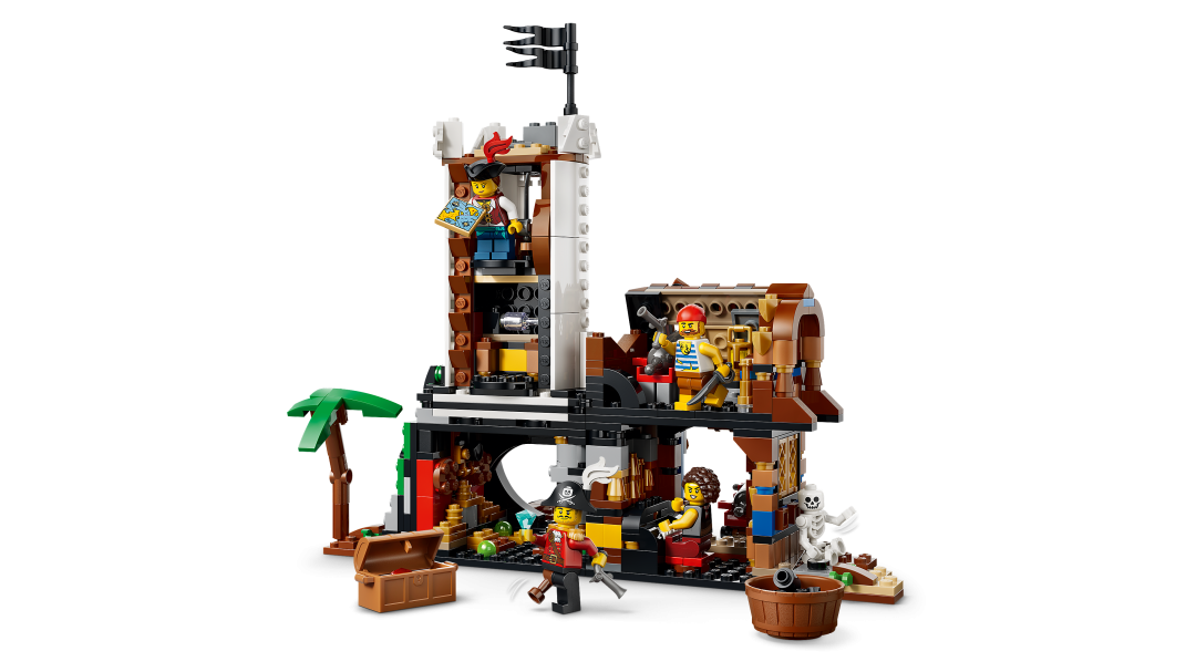 LEGO Creator 3-in-1 Iconic Pirate Ship Building Set - 31387