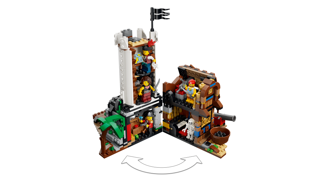 LEGO Creator 3-in-1 Iconic Pirate Ship Building Set - 31387