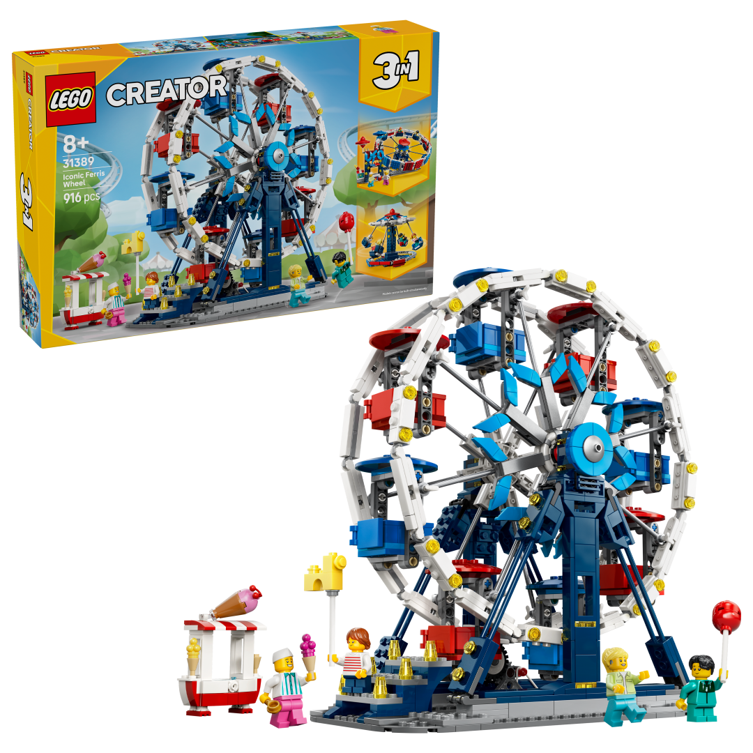 LEGO Creator 3-in-1 Iconic Ferris Wheel Building Set - 31389