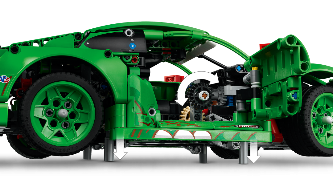 LEGO Technic Porsche 911 GT3 R REXY AO Racing Car Building Set - 42224