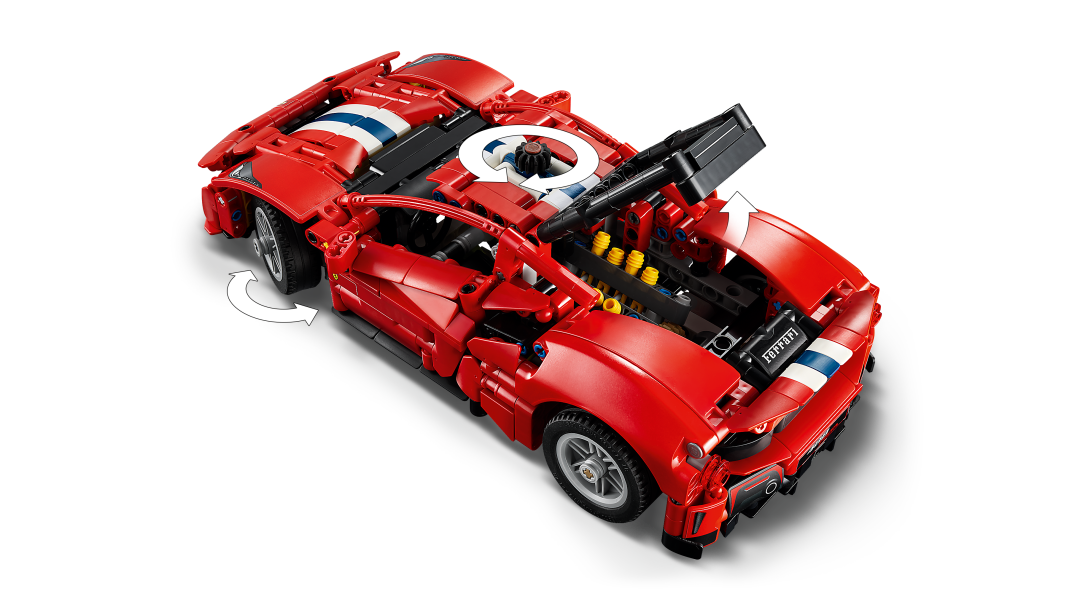 LEGO Technic Ferrari 488 PISTA Car Building Set - 42235