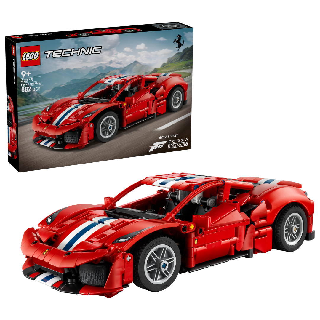 LEGO Technic Ferrari 488 PISTA Car Building Set - 42235
