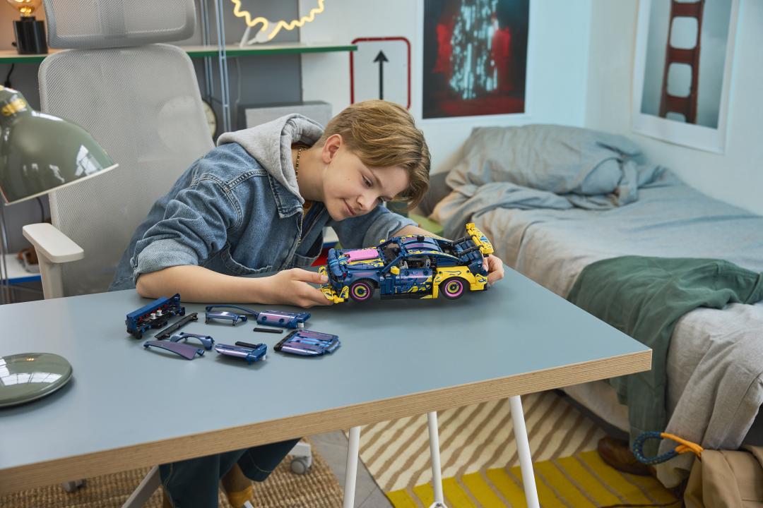 LEGO Technic Custom Garage Ford Mustang GT Car Building Set - 42236