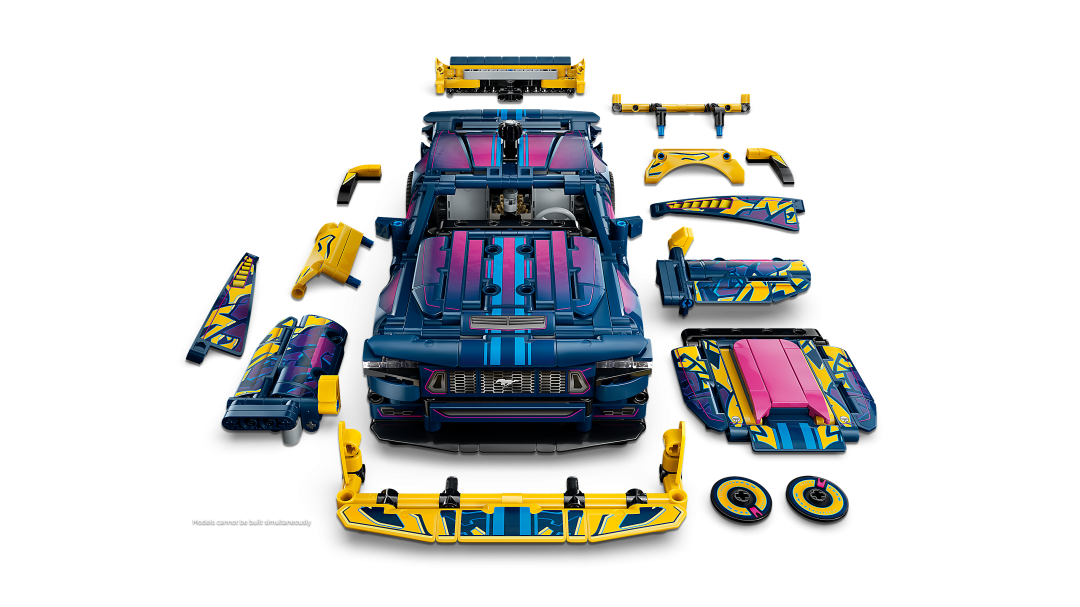 LEGO Technic Custom Garage Ford Mustang GT Car Building Set - 42236