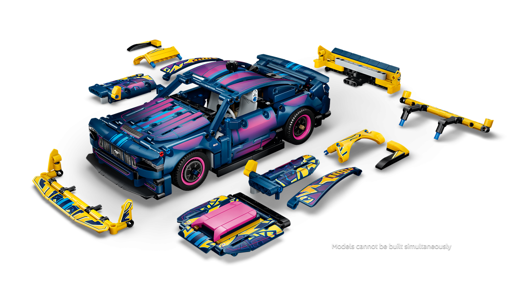 LEGO Technic Custom Garage Ford Mustang GT Car Building Set - 42236