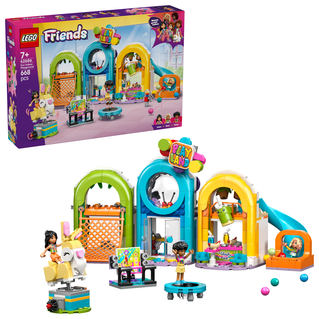 LEGO Friends Fun Indoor Playground Building Set - 42686
