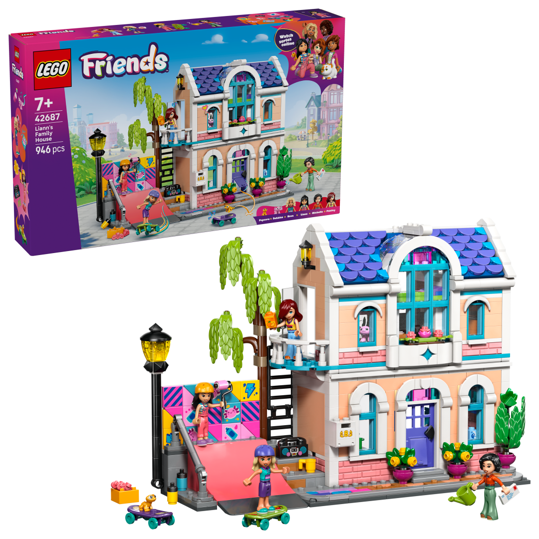 LEGO Friends Liann's Family House Building Set - 42687