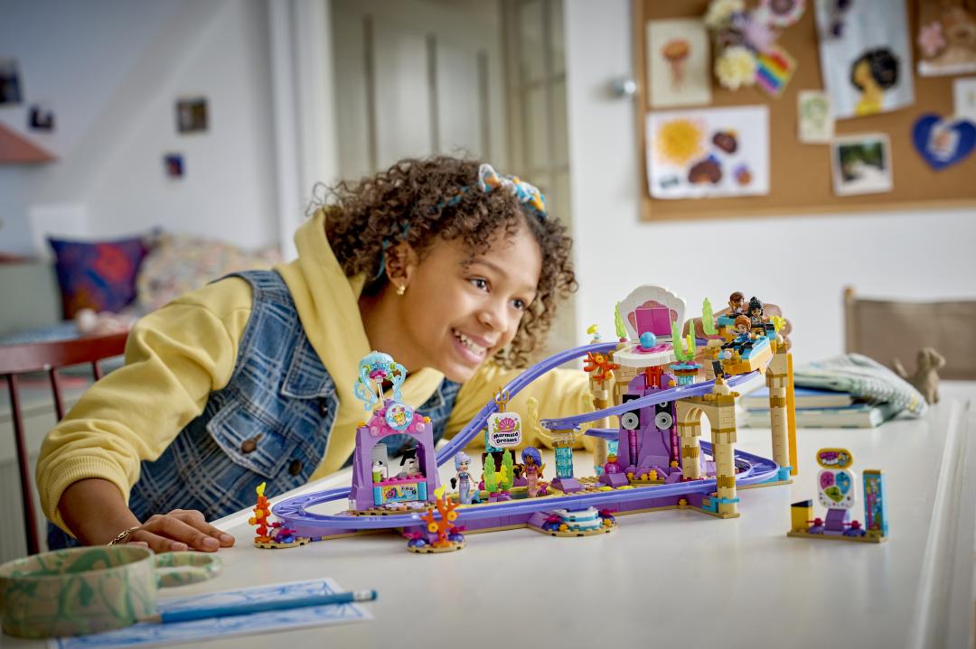 LEGO Friends Mermaid Roller Coaster Ride Building Set - 42703