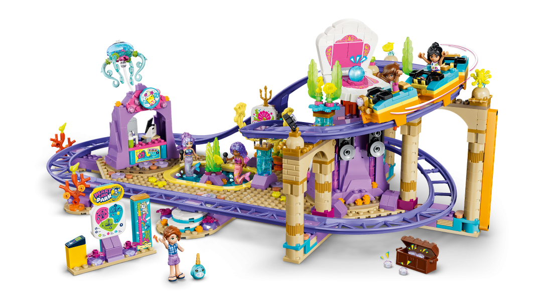 LEGO Friends Mermaid Roller Coaster Ride Building Set - 42703
